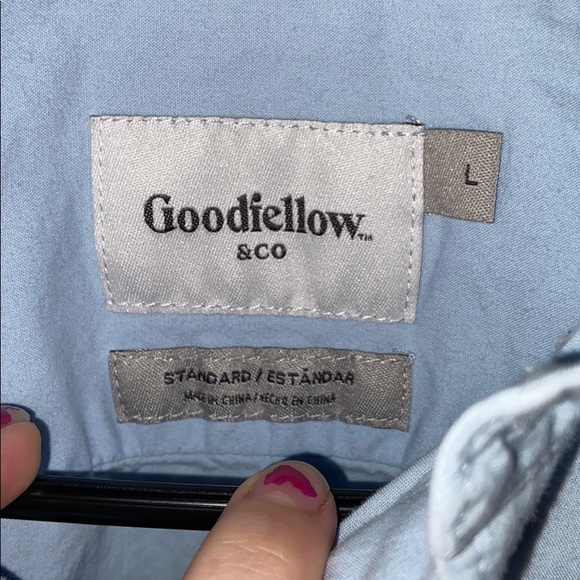 blue shirt gooffellow & co - Picture 2 of 3